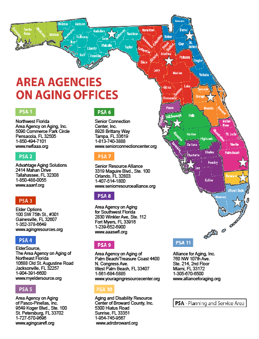 Area Agencies On Aging Offices around Florida