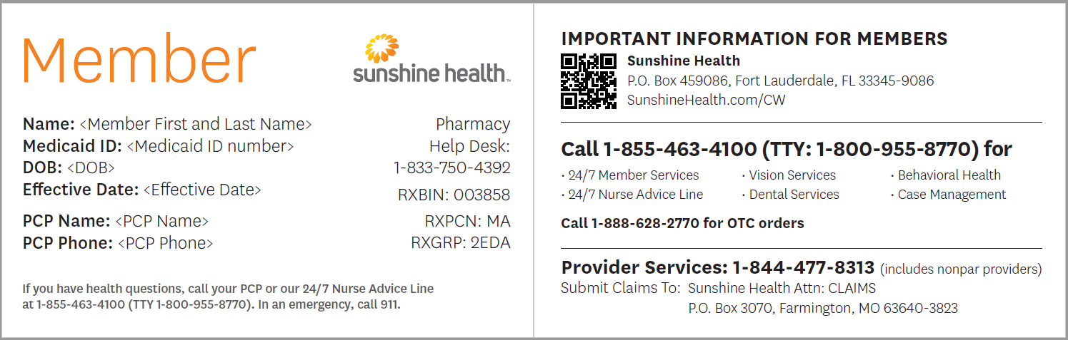Eligibility Verification | Sunshine Health