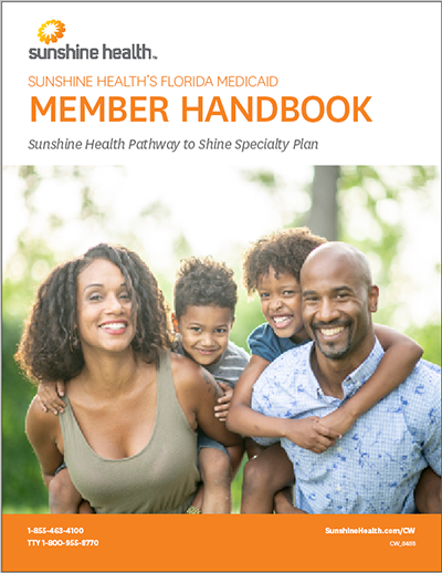 Sunshine Health's Florida Medicaid Member Handbook for Child Welfare Specialty Plan