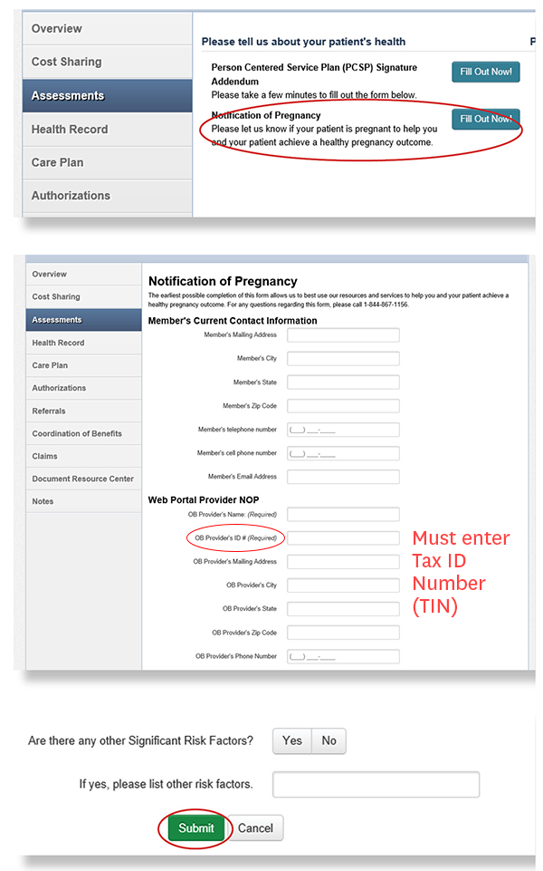 Screenshot illustrating How to submit an NOP to qualify for the incentive