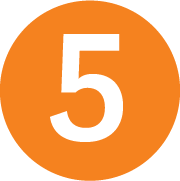 Number 5 icon
