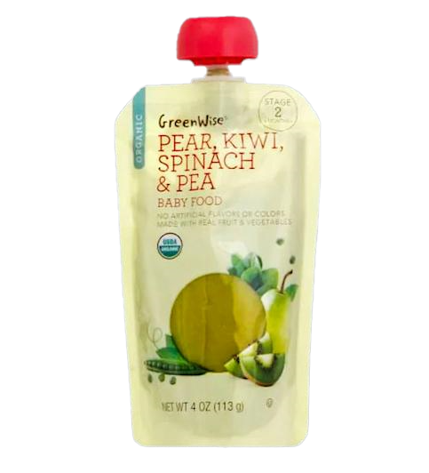 Greenwise baby food pouch