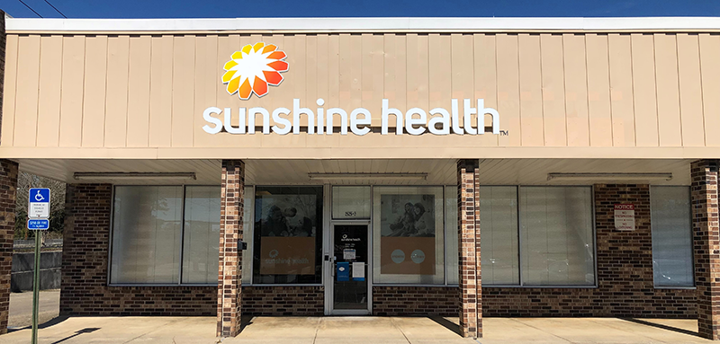Exterior of Sunshine Health Welcome Room
